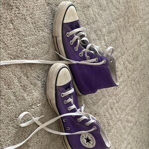 Converse Purple High-Top Sneakers